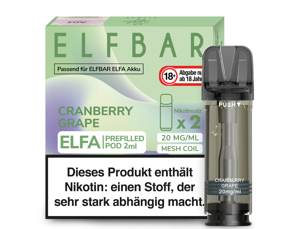 Elfbar Elfa Pod (2 Stück pro Packung)